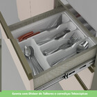 Cozinha Completa 6 Peças Com Ilha Gourmet E Aéreo De Vidro Lo