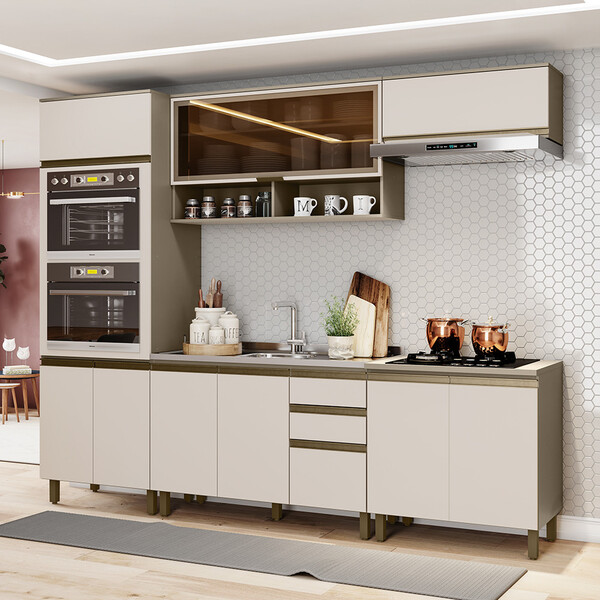 Cozinha Completa 6 Peças Com Torre Quente 02 Fornos Lora Casa