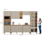 Cozinha Completa 6 Peças Com Torre Quente E Cristaleira Allur