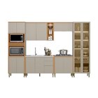 Cozinha Completa 6 Peças Com Torre Quente E Cristaleira Allur