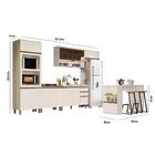 Cozinha Completa 6 Peças Connect Com Ilha Gourmet - Móveis He