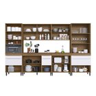 Cozinha Completa 6 Peças Espaço Cooktop Paneleiro E Aéreo Por