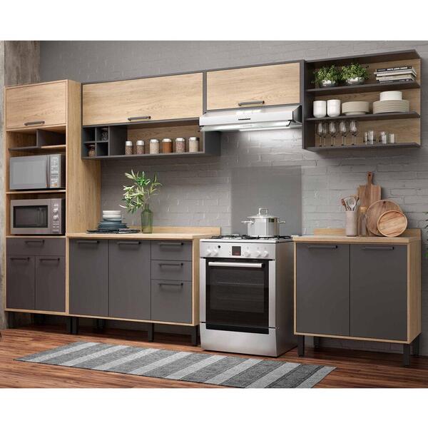 Cozinha Completa 6 Peças Maria Multimóveis Cr6257 Aveiro/graf