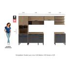 Cozinha Completa 6 Peças Maria Multimóveis Cr6258 Aveiro/graf