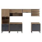 Cozinha Completa 6 Peças Maria Multimóveis Cr6258 Aveiro/graf