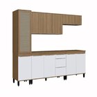 Cozinha Completa 6 Peças Paneleiro Simples Porta Em Tela Espa