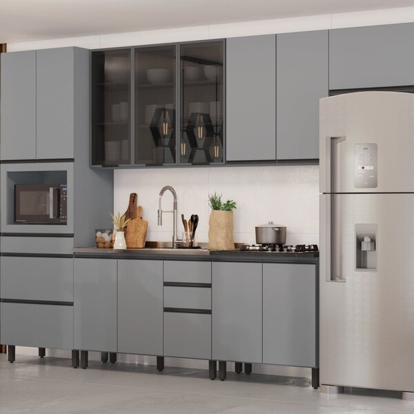 Cozinha Completa 6 Peças Para Forno E Cooktop 12 Portas Diva