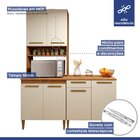 Cozinha Completa 6 Portas 1 Gaveta Niterói Nature/off White