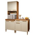 Cozinha Completa 6 Portas 1 Gaveta Niterói Nature/off White