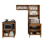 Cozinha Completa 6 Portas Blumenau Nature/off White