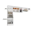 Cozinha Completa 6 Portas Com Nicho Para Micro Ondas Paris Br