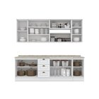 Cozinha Completa 7 Peças 100% Mdf Com Portas De Vidro America