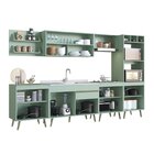 Cozinha Completa 7 Peças 11 Portas 1 Gaveta 2 Nichos Para For