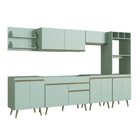 Cozinha Completa 7 Peças 11 Portas 1 Gaveta 2 Nichos Para For