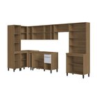 Cozinha Completa 7 Peças 1 Paneleiro E Cristaleira Com Porta