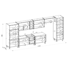 Cozinha Completa 7 Peças Arya 100% Mdf Jequitibá/gris Fosco -
