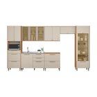 Cozinha Completa 7 Peças Torre Simples E Cristaleira Atena Je