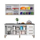 Cozinha Completa 7 Portas 3 Gavetas Atenas  Branco