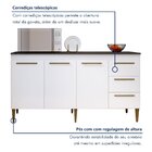 Cozinha Completa 7 Portas 3 Gavetas Atenas  Branco