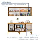 Cozinha Completa 7 Portas 3 Gavetas Atenas  Nature/off White