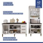 Cozinha Completa 7 Portas 3 Gavetas Guarujá Branco