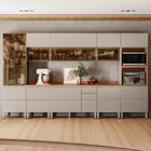 Cozinha Completa 8 Peças 100% Mdf Proença Nogueira/nude Prime