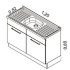 Cozinha Completa 8 Peças 13 Portas 7 Gavetas Exclusive Itatia