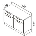 Cozinha Completa 8 Peças 13 Portas 7 Gavetas Exclusive Itatia