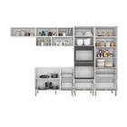Cozinha Completa 8 Peças Americana Multimóveis 5661mf Branco/