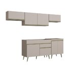 Cozinha Completa 8 Portas 1 Gaveta One Gralar Verde Bellagio,