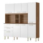 Cozinha Completa 8 Portas Kira Amendola Branco