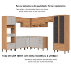 Cozinha Completa 9 Peças Com Cristaleira E Torre Quente Jade