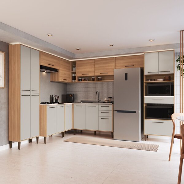 Cozinha Completa 9 Peças Com Torre Quente E Paneleiro Duplo J