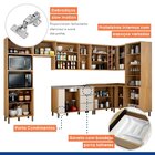 Cozinha Completa 9 Peças Detalhe Vidro Itália  Cinamomo/off W