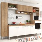 Cozinha Completa 9 Portas 1 Gaveta Inova  Carvalho/branco