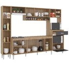 Cozinha Completa 9 Portas 1 Gaveta Inova  Carvalho/grafite