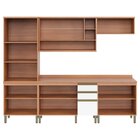 Cozinha Completa 9 Portas 3 Gavetas Torre Quente E Balcão Mac