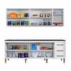 Cozinha Completa 9 Portas E 3 Gavetas Atenas  Branco