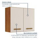 Cozinha Completa 9 Portas E 3 Gavetas Atenas  Nature/off White