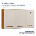 Cozinha Completa 9 Portas E 3 Gavetas Atenas  Nature/off White