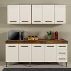 Cozinha Completa 9 Portas E 3 Gavetas Atenas Ypê/off White