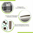 Cozinha Completa 9 Portas Valência Salleto Branco