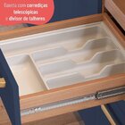 Cozinha Completa  Sálvia 6 Peças Com Armário E Balcão Freijó/