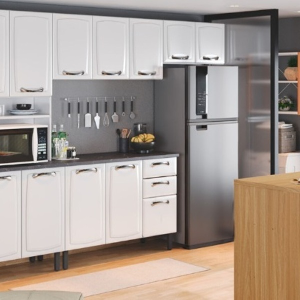 Cozinha Completa Aço Itatiaia New Premium 11 Portas 3 Gavetas