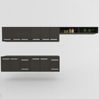 Cozinha Completa Àgata 10 Portas 4 Gavetas Preto Fosco - Pano