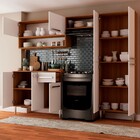 Cozinha Completa Alana 9 Portas 1 Gaveta Teka/branco - Panora