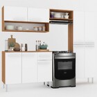 Cozinha Completa Alana 9 Portas 1 Gaveta Teka/branco - Panora