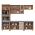 Cozinha Completa Allure 12 Portas 3 Gavetas 100% Mdf Jequitib