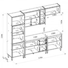 Cozinha Completa Allure 12 Portas 3 Gavetas 100% Mdf Jequitib