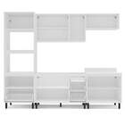 Cozinha Completa Amara 10 Portas 4 Gavetas 40250079 Branco/az